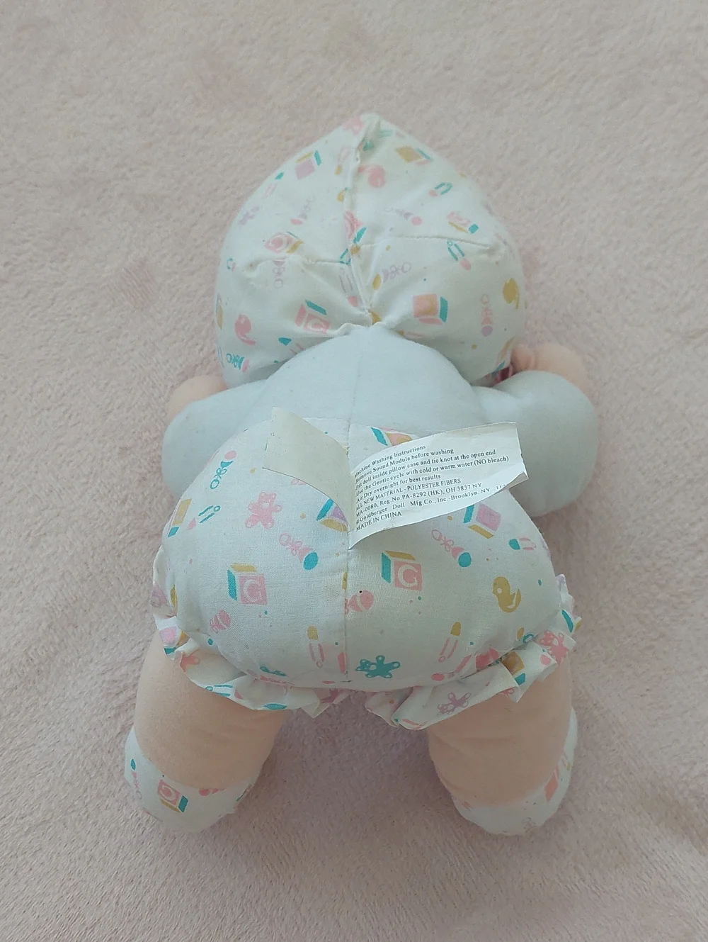 BABY'S FIRST GIGGLES Belly Button Doll By Goldberger NWOT